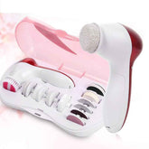 11-in-1 Electric Facial Massager & Cleansing Brush Kit | Waterproof Exfoliator & Blackhead Remover