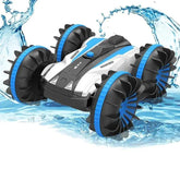 Amphibious Rc Car Remote Control Stunt Car 2 Sides Waterproof Driving On Water And Land 360 Rotate Electronic Vehicle Kids Gift