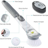 Automatic Kitchen Cleaning Brush – Electric Dish Scrubber for Easy Cleaning