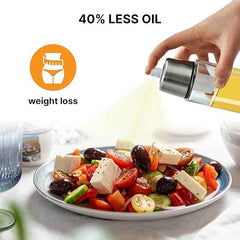 170ml Premium Glass Oil Sprayer & Dispenser Bottle for Healthy Cooking | Precision Oil Mister