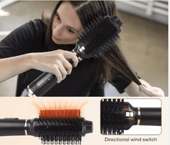 Wave Whisperer 2-in-1 One-Step Hair Dryer & Volumizer | Ionic Hot Air Brush - Mizan Bazar | سوق الميزان