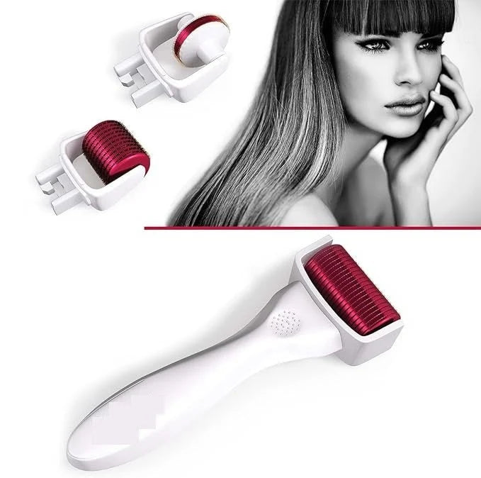 3-in-1 Dermaroller Microneedling Kit | Titanium Micro Needle Meso Roller for Face & Body