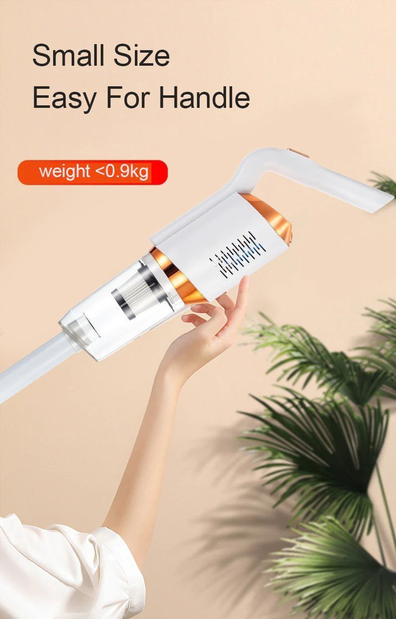 3-in-1 Cordless Wireless Vacuum Cleaner with LED Light | 7500PA Handheld & Floor Vacuum