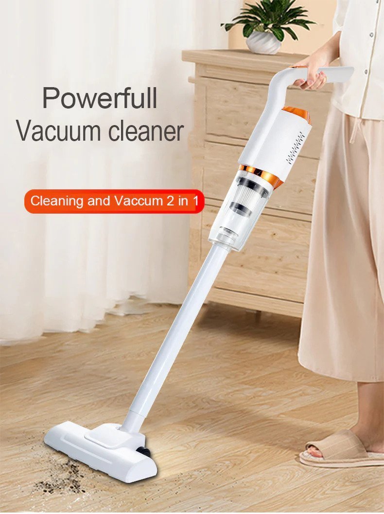 3-in-1 Cordless Wireless Vacuum Cleaner with LED Light | 7500PA Handheld & Floor Vacuum