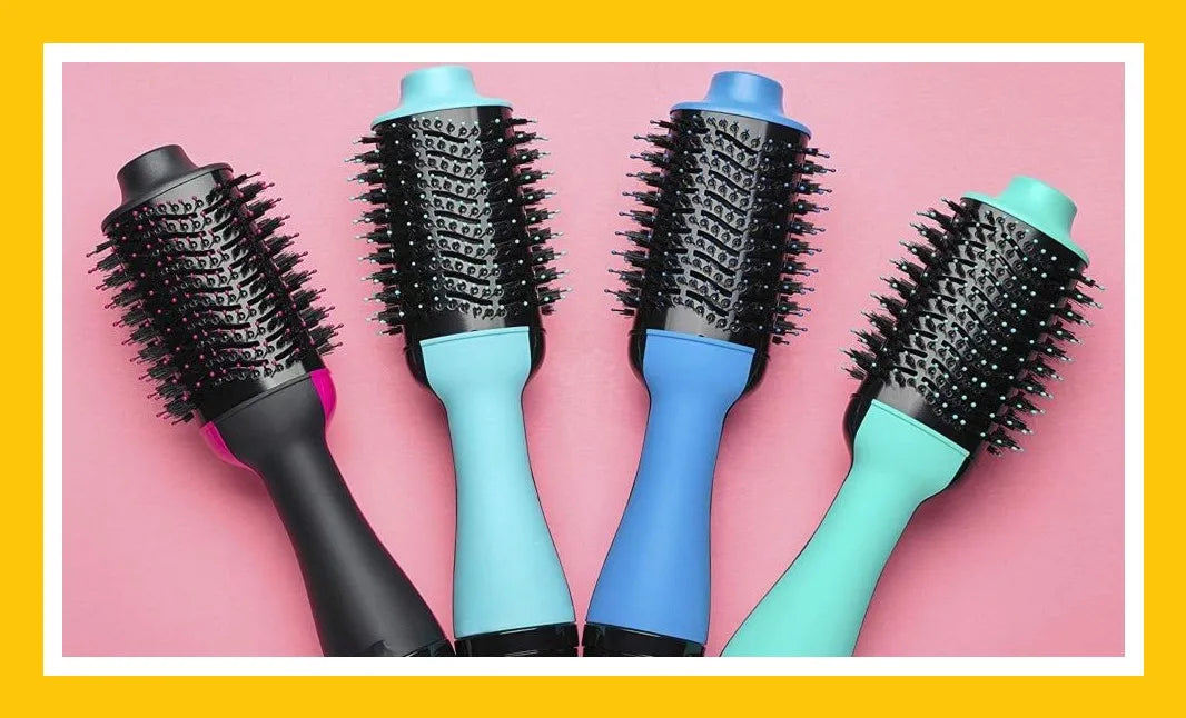 3-in-1 One-Step Hot Air Brush & Volumizer | Ceramic Anion Hair Dryer & Styler