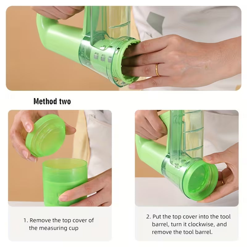 Electric Handheld Drum Vegetable Slicer & Salad Maker | Cordless Potato & French Fry Cutter