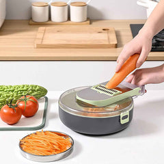 13-in-1 Vegetable Chopper & Mandoline Slicer Set | Multifunctional Onion Dicer with Drain Basket
