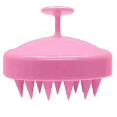 Ergonomic Silicone Shampoo Brush & Scalp Massager | Soft Bristle Cleansing Scrubber
