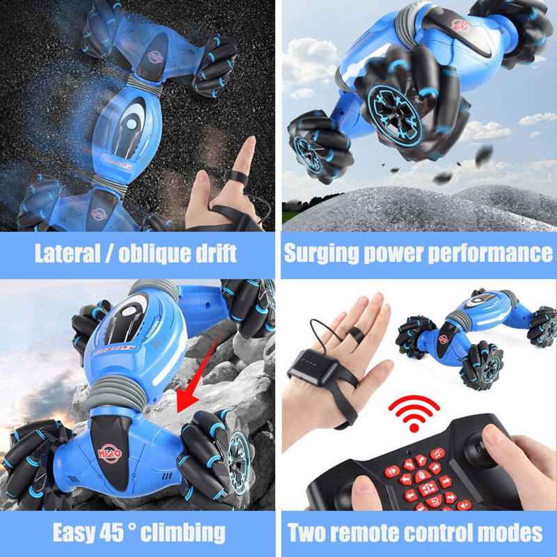 Gesture Sensing Remote Control Stunt Car with Hand Watch & 360° Drift Lights