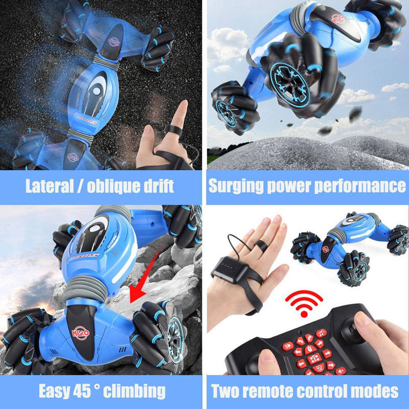 Gesture Sensing Remote Control Stunt Car with Hand Watch & 360° Drift Lights