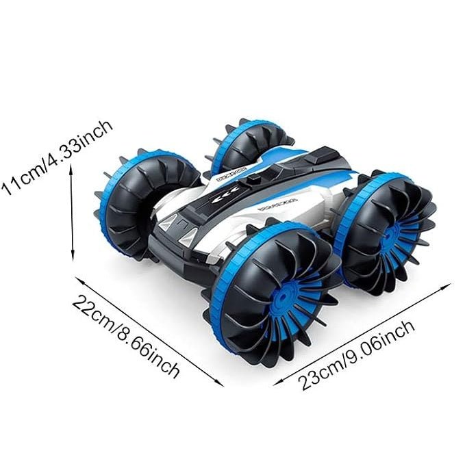 Amphibious Rc Car Remote Control Stunt Car 2 Sides Waterproof Driving On Water And Land 360 Rotate Electronic Vehicle Kids Gift