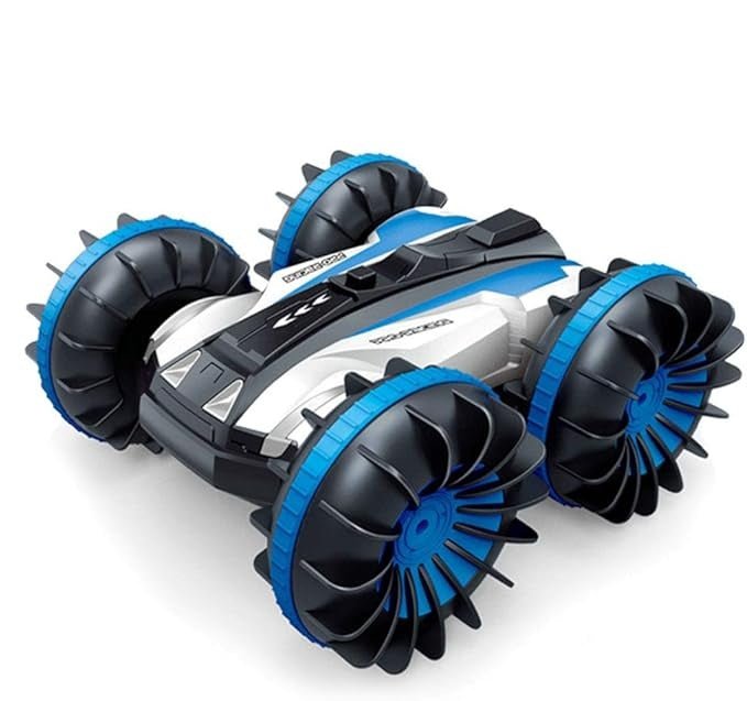 Amphibious Rc Car Remote Control Stunt Car 2 Sides Waterproof Driving On Water And Land 360 Rotate Electronic Vehicle Kids Gift