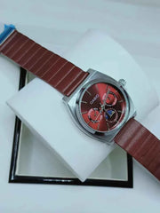 CA Men's Minimalist Dress Watch | Sapphire Crystal Glass & Luminous Hands