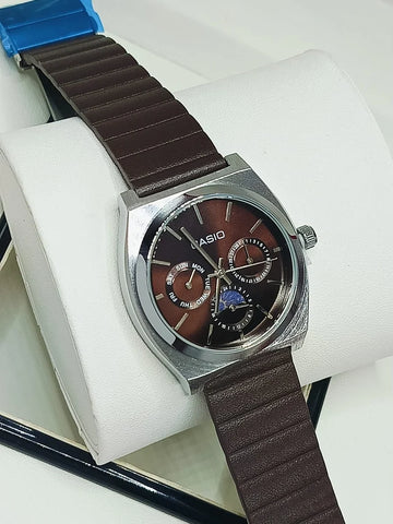 CA Men's Minimalist Dress Watch | Sapphire Crystal Glass & Luminous Hands