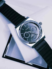 CA Men's Minimalist Dress Watch | Sapphire Crystal Glass & Luminous Hands