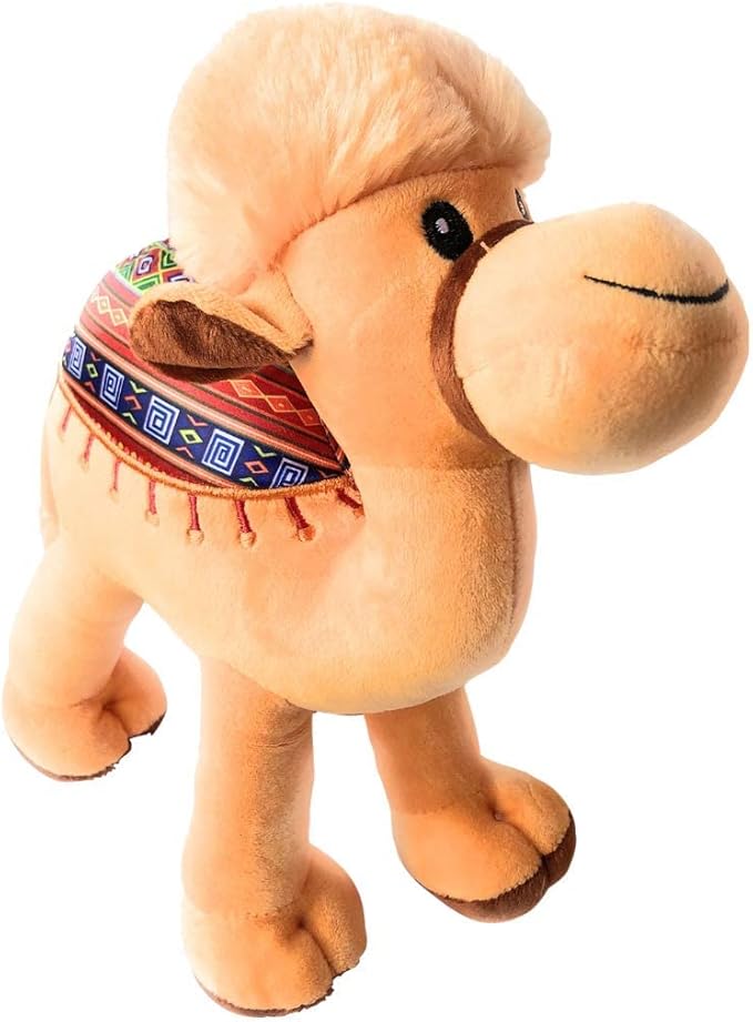20cm Dubai Camel Stuffed Animal Plush Toy | Soft Souvenir Cuddly Doll for Kids