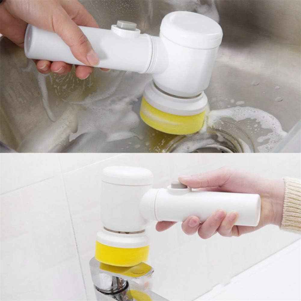 5-in-1 Cleaning Magic Electric Brush | Cordless Handheld Power Scrubber for Kitchen & Bath