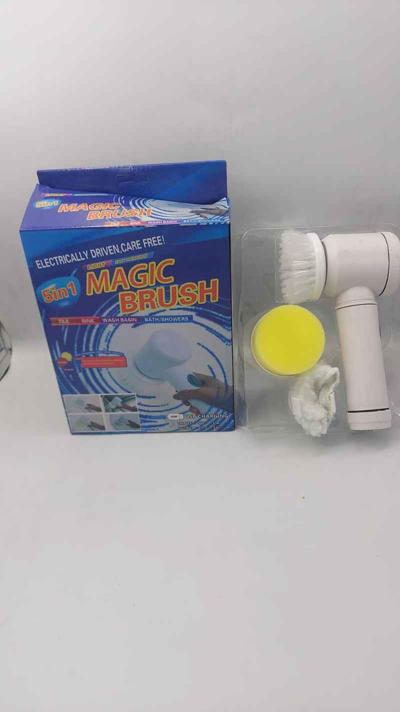5-in-1 Cleaning Magic Electric Brush | Cordless Handheld Power Scrubber for Kitchen & Bath