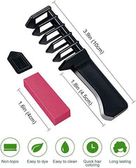 10-Piece Colorful Hair Dye Comb Set | Temporary Washable Chalk for Kids & Cosplay