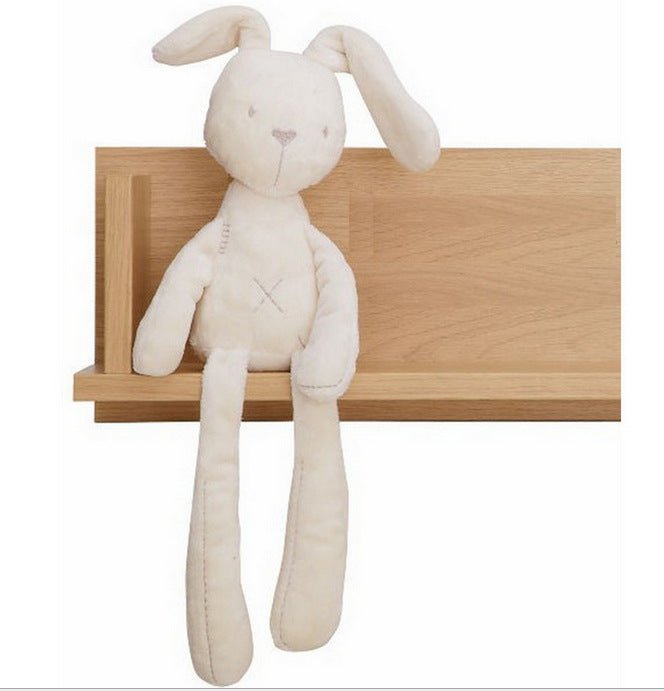 55cm Cute Beige Bunny Soft Plush Toy | Long Ears Stuffed Rabbit Doll for Babies & Kids