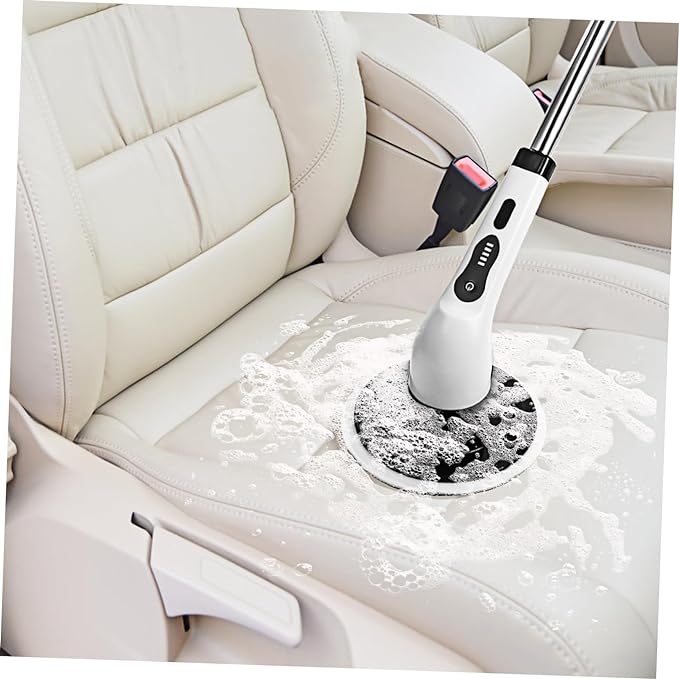 Electric Spin Scrubber Power Cleaning Brush | Extendable Cordless Bathroom & Kitchen Scrubber