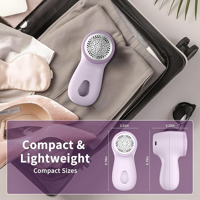 Electric Clothes Lint Remover – Fabric Shaver for Lint, Fuzz & Fabric Pills