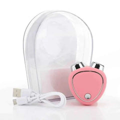 Microcurrent Facial Lifting Massager & Roller | EMS Sonic Vibration Face Firming Device