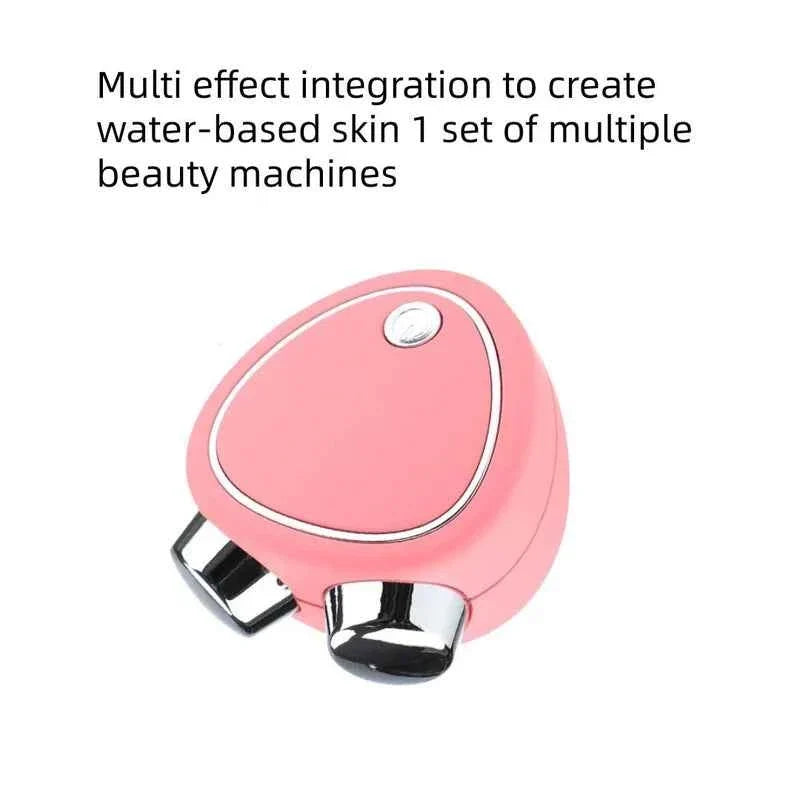 Microcurrent Facial Lifting Massager & Roller | EMS Sonic Vibration Face Firming Device