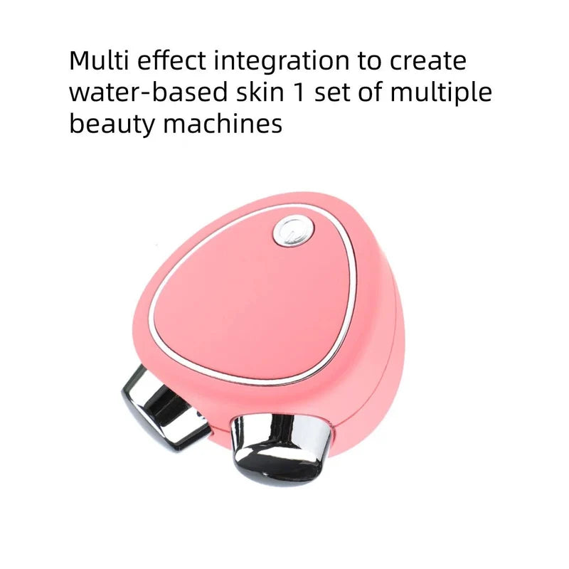 Microcurrent Facial Lifting Massager & Roller | EMS Sonic Vibration Face Firming Device