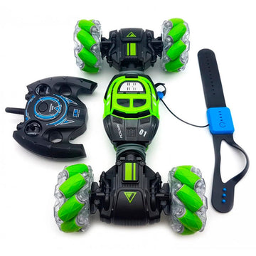 Hand Gesture Control RC Stunt Car | 360° Rotating 4WD Off-Road Drift Vehicle