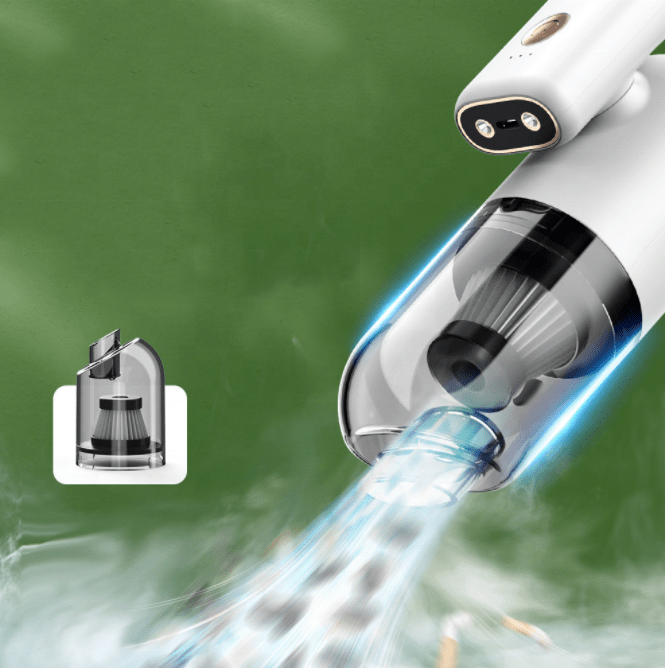 180° Folding Mini Handheld Vacuum Cleaner | Powerful Type-C Rechargeable Car & Desk Cleaner