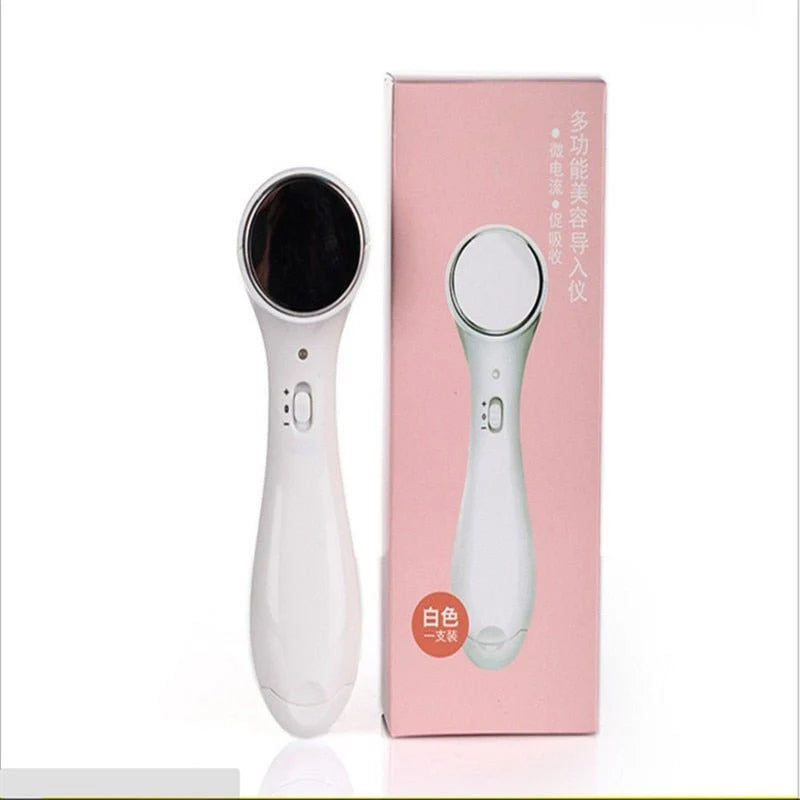 LED Light Therapy & EMS Facial Massager | Ultrasonic Neck & Face Sculpting Beauty Device