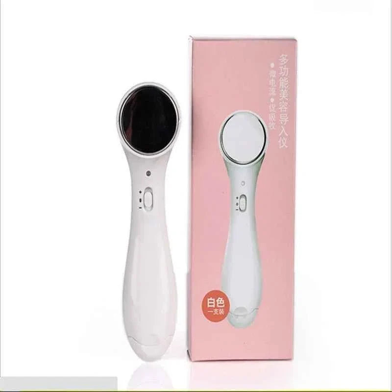 LED Light Therapy & EMS Facial Massager | Ultrasonic Neck & Face Sculpting Beauty Device