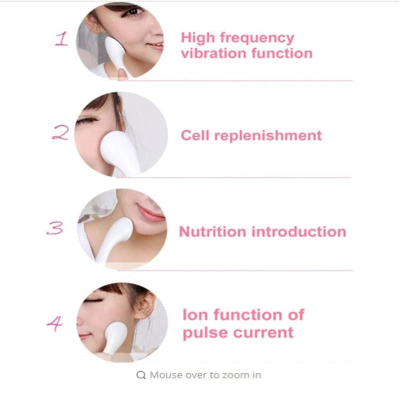 LED Light Therapy & EMS Facial Massager | Ultrasonic Neck & Face Sculpting Beauty Device