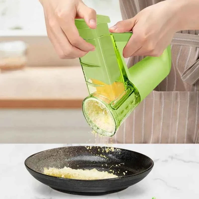 Multifunctional Electric Cheese Grater & Rotary Slicer | 40W Portable Salad Maker & Shaved Ice Machine