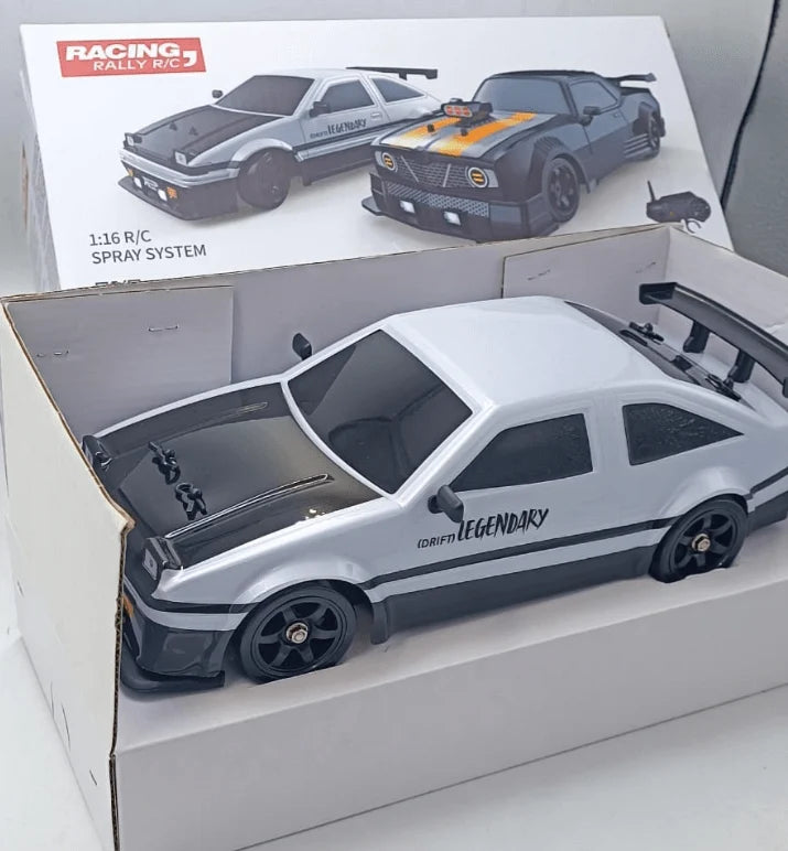 4WD High-Speed Remote Control Drift Car with LED Headlights (1/24 Scale)