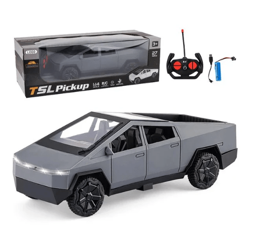 1:32 Cyber Remote Control Truck | Die-Cast Metal Off-Road Vehicle with Lights & Sound