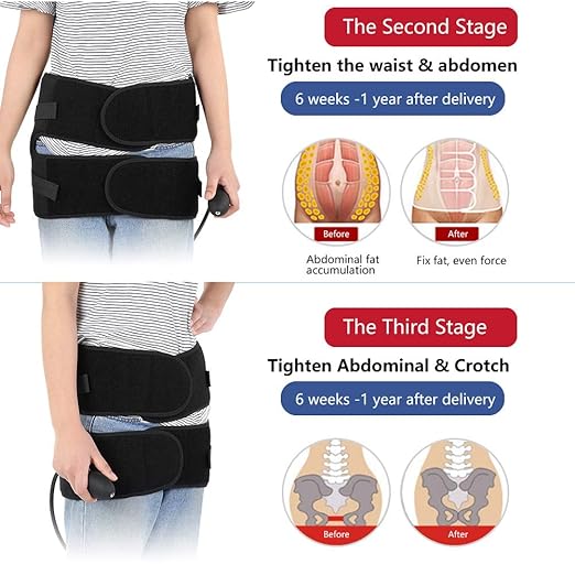 Rhombus Air Pressure Lumbar Support Belt | Adjustable Postpartum Pelvic & Lower Back Brace