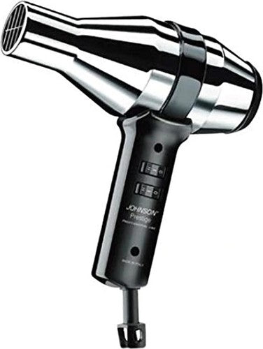 Prestige 1600W Italian Satin Chrome Hair Dryer | Professional Anti-Frizz Blow Dryer with Concentrator