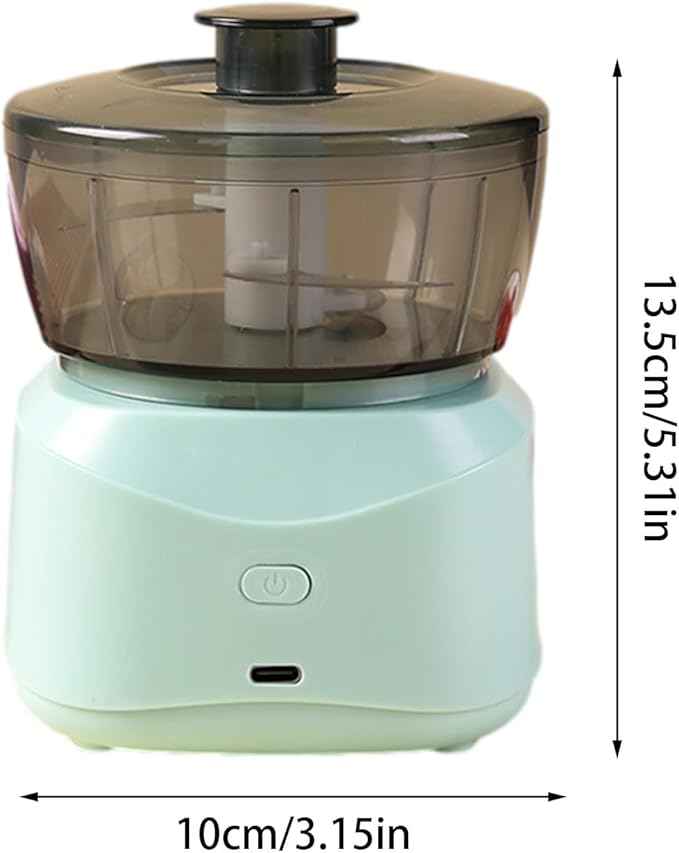 Mini Electric Food Processor & Garlic Chopper (45W) | Portable USB Rechargeable Meat & Veggie Grinder