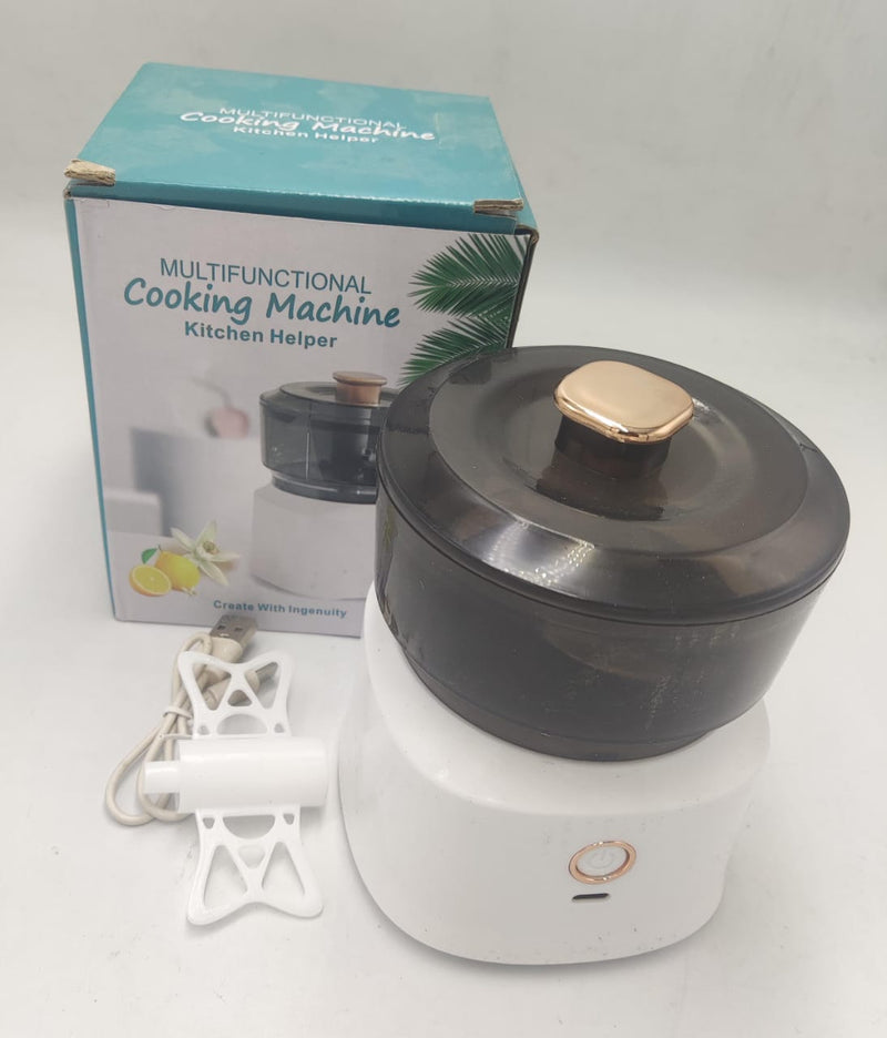 Mini Electric Food Processor & Garlic Chopper (45W) | Portable USB Rechargeable Meat & Veggie Grinder