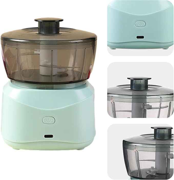 Mini Electric Food Processor & Garlic Chopper (45W) | Portable USB Rechargeable Meat & Veggie Grinder