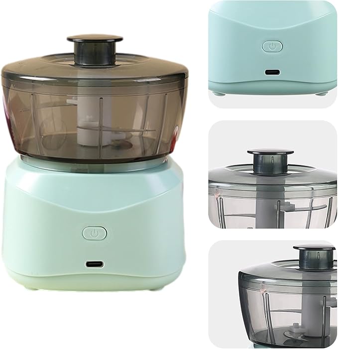 Mini Electric Food Processor & Garlic Chopper (45W) | Portable USB Rechargeable Meat & Veggie Grinder