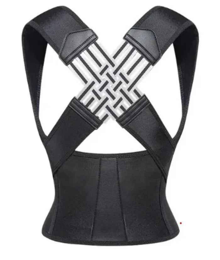 Adjustable Back Posture Corrector & Spine Support Brace | Breathable Upper Back & Neck Hump Belt