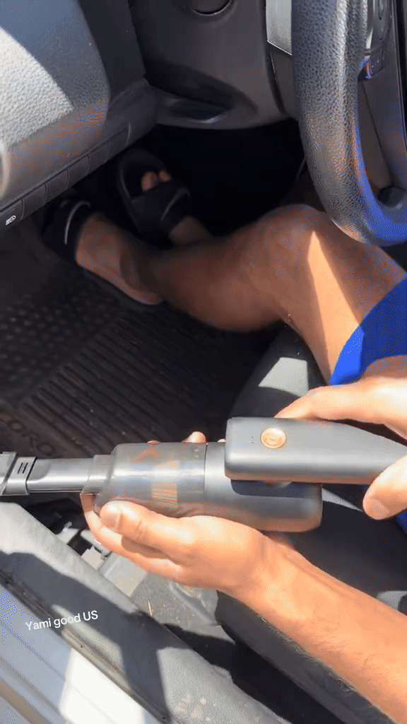 180° Folding Mini Handheld Vacuum Cleaner | Powerful Type-C Rechargeable Car & Desk Cleaner